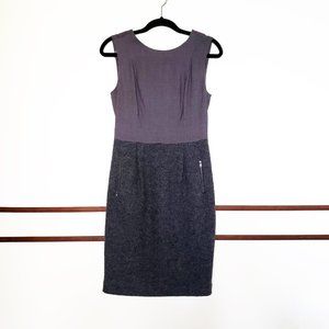 RW&CO. Sleeveless Grey Wool Dress